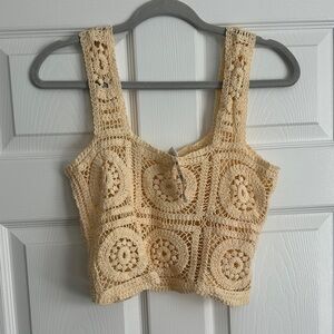 Crochet tank top
